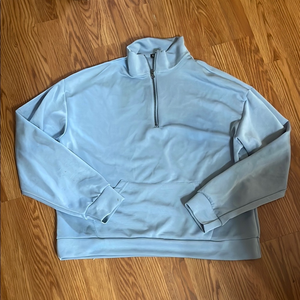 Tart Light Blue Pullover Jacket